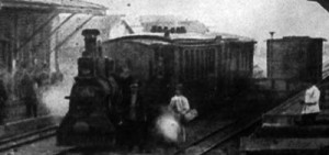 Capitán Pastene y el “Tren Chico” en el recuerdo 2 Tren en Capitán Pastene, circa 1920