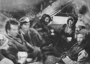 En el interior del fuselaje