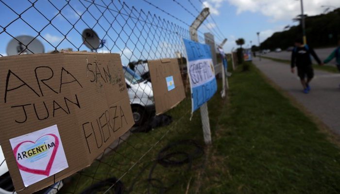 Submarino Argentino ARA SAN JUAN extraviado en el mar