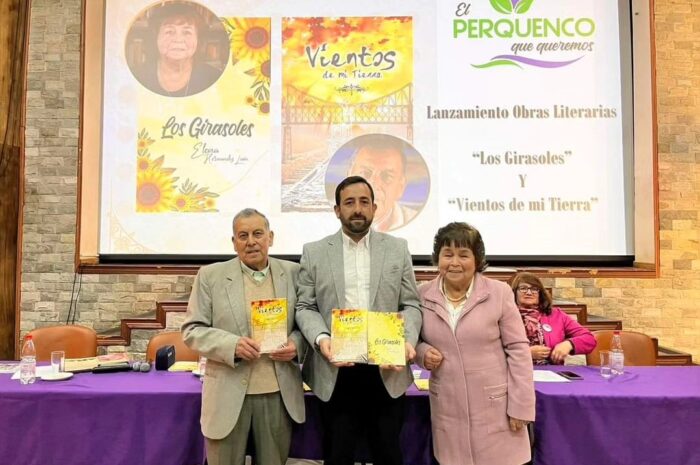 Los libros “Los Girasoles” y “Vientos de mi tierra” fueron lanzados en Perquenco